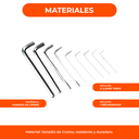 Juego De Llaves Torx 9 Piezas T 10 A T 50 Largas Blister