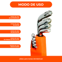 Juego De Llaves Torx 9 Piezas T 10 A T 50 Largas Blister