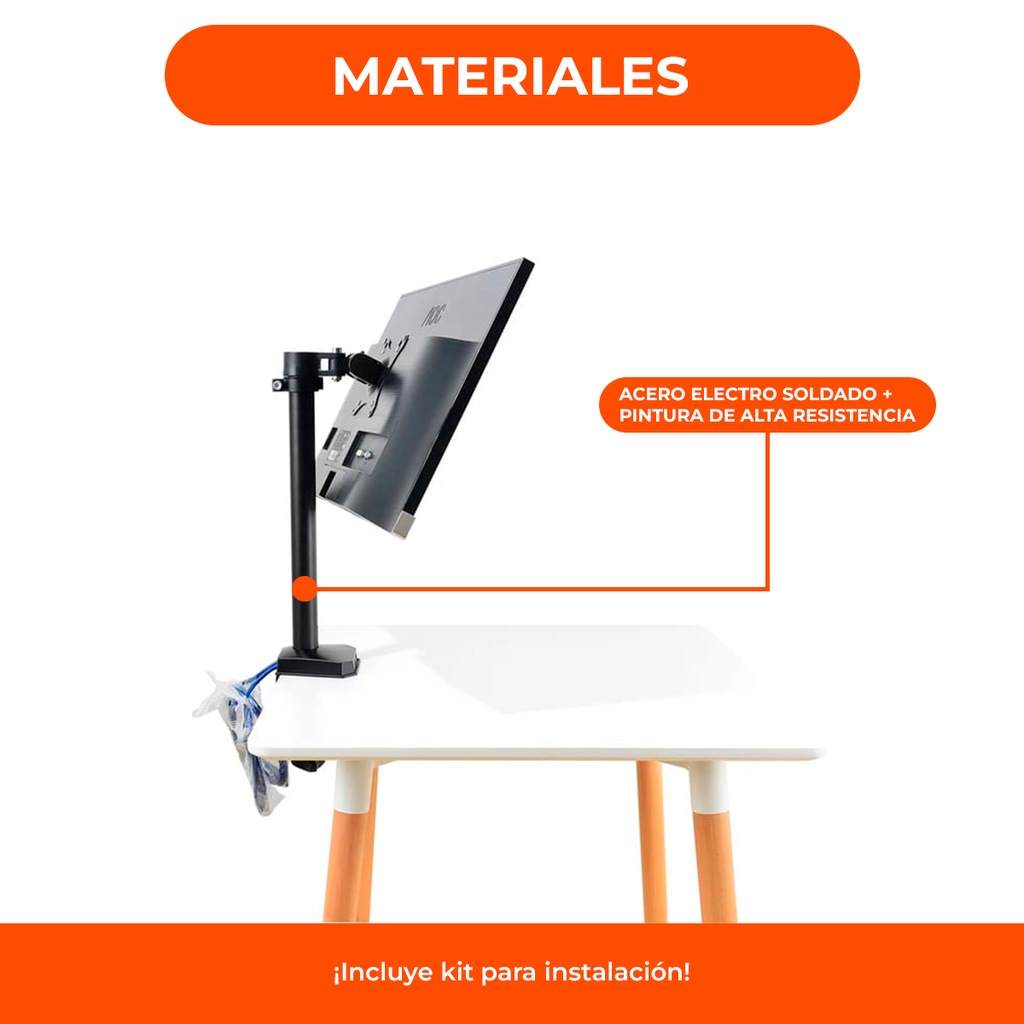 Soporte Escritorio Led Monitor Tv Brazo 18 A 32 Pulgadas