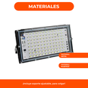 Reflector Led Rgb 100w Control Remoto Colores Ip65 220V