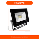 Reflector Led 10w Proyector Reflector Led Flat Exterior