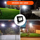 Reflector Led 10w Proyector Reflector Led Flat Exterior