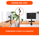 Soporte Escritorio Led Monitor Tv Brazo 18 A 32 Pulgadas