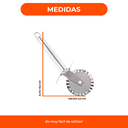 Cortador Corta Ravioles Rueda Acero Inoxidable 19,5 cm