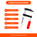 Sargento Prensa Tipo F De 80 X 600mm Carpinteria Carpintero