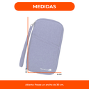 Porta Documento Con Cierre Porta Pasaporte Organizador Viaje
