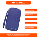 Porta Documento Con Cierre Porta Pasaporte Organizador Viaje