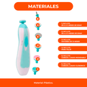 Lima De Uñas Con Luz Cortador Eléctrico Bebe Infantil A Pila