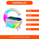Parlante Bluetooth Rgb Velador Luz Colores Inalámbrico
