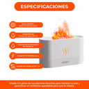 Humificador Difusor Ultrasónico Aroma Efecto Llama Fuego