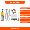 Extractor Hidráulico 3 Patas Poleas Rulemanes 200mm