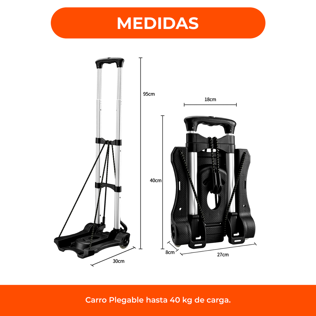 Carro Zorra Plegable 40Kg