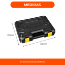 Caja Herramientas 88 Pzas. Profensional. Set Kit Maletin