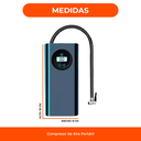Mini compresor de Aire Inflador Portatil digital Recargable