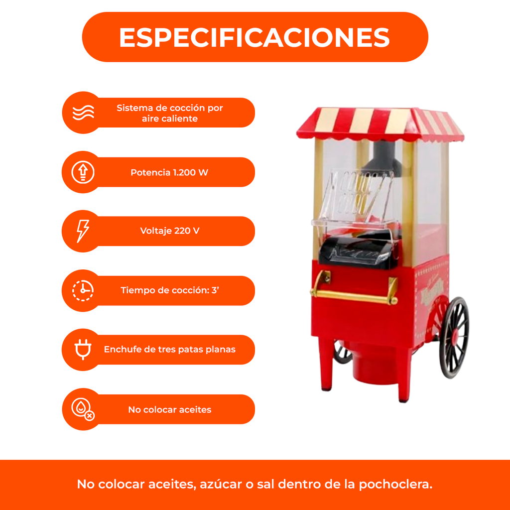 Pochoclera Eléctrica