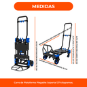 Carro de Mano Plegable Zorra 137Kg