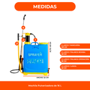 Pulverizador Fumigador De Mochila Manual Multiusos 16 Litros