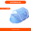 Mosquitero Tul Portátil Cuna Camping Plegable