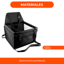 Asiento De Coche Para Perros Con Correa