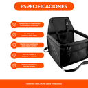 Asiento De Coche Para Perros Con Correa