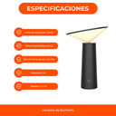 Lampara Velador Inalámbrica Recargable Luz Led USB Táctil