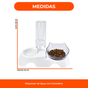 Dispenser de Agua Con Comedero
