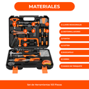 Set Caja de Herramientas Hogar Kit 46 Pzas