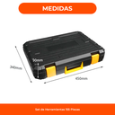 Caja Herramientas 158 Pzas. Profensional. Set Kit Maletin