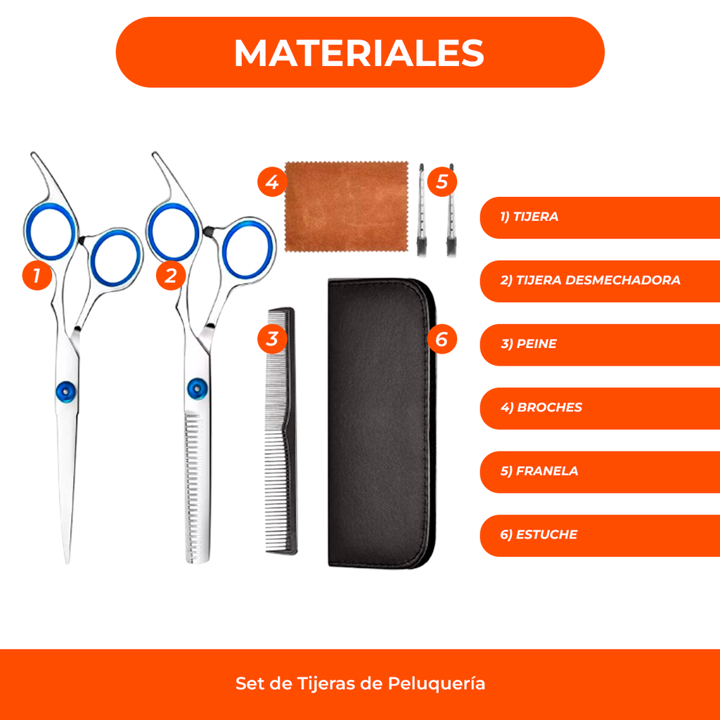Kit Tijeras Peluqueria Barberia