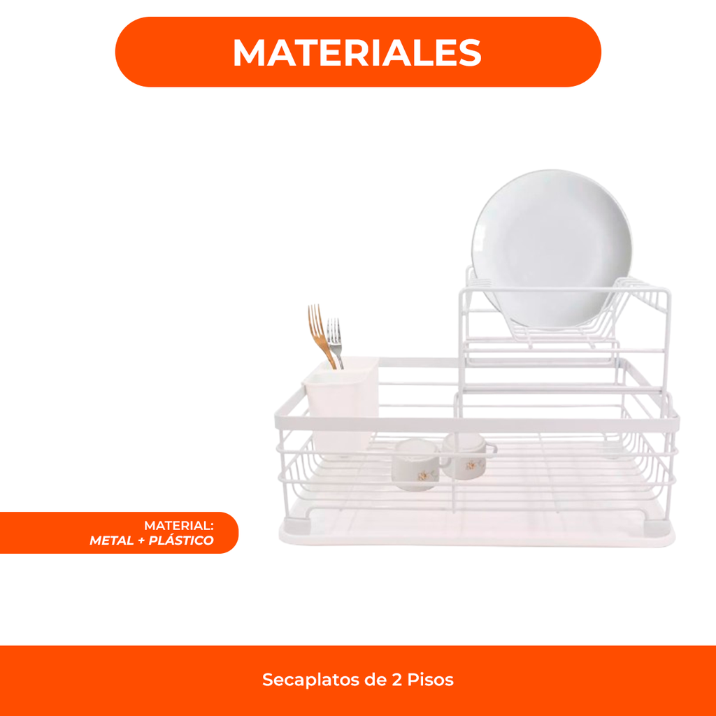 Secaplato 2 pisos