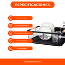 Secaplato agarraderas de madera 