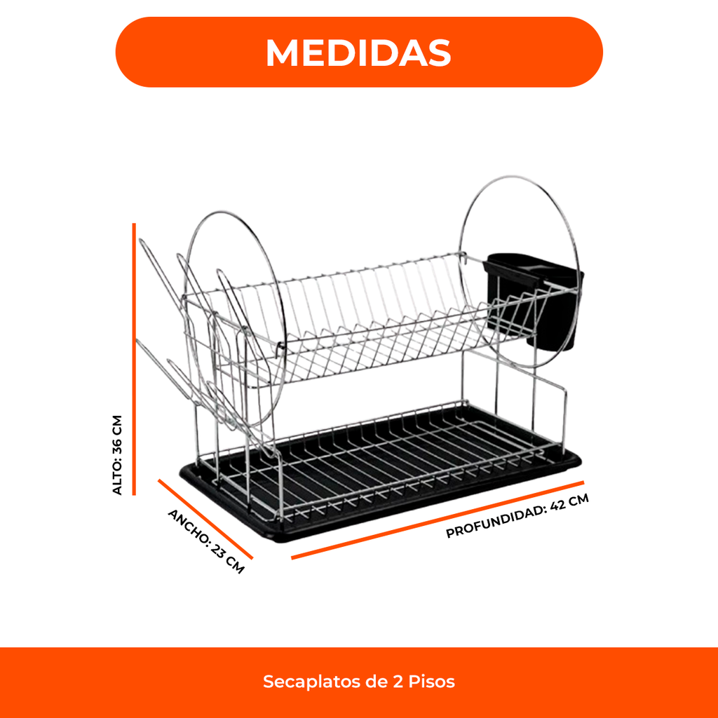 Secaplato 2 Pisos