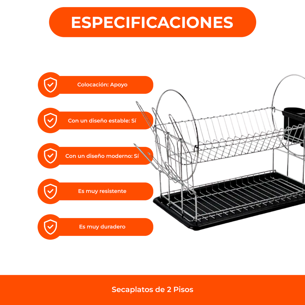 Secaplato 2 Pisos
