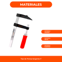 Sargento Prensa Tipo F De 50 X 150mm Carpinteria Carpintero