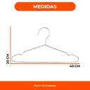 Perchas Slim Metal Cromada Premium Unid. Oferta