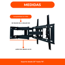 Soporte De Tv Led Movil Doble Brazo Articulado 20 A 75 Pulgadas