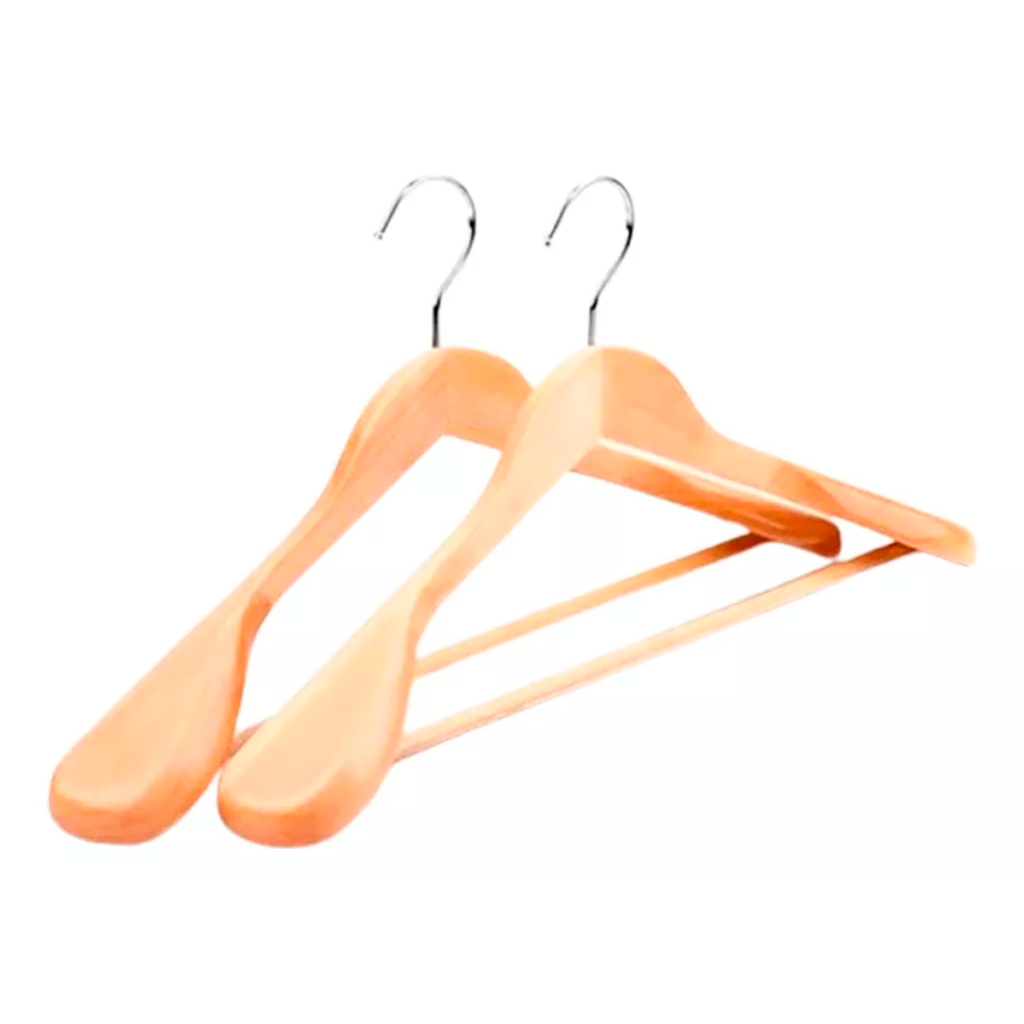 Perchas Anatomicas Saco Traje Abrigo Antideslizante Premium
