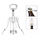 Destapador Sacacorcho Brazos De Acero Doble Aleta Manual