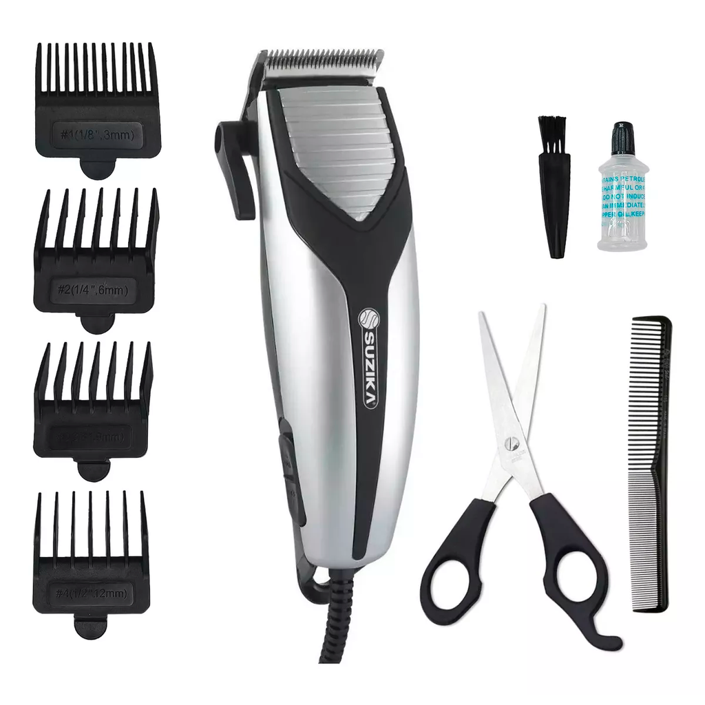 Maquina Corta Pelo Cortapelo Barba Patillas Suzika 045 +acc