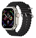 Smartwatch Reloj Inteligente H11 Ultra Plus Llamadas Gps Color de la caja Plateado Color de la malla Negro