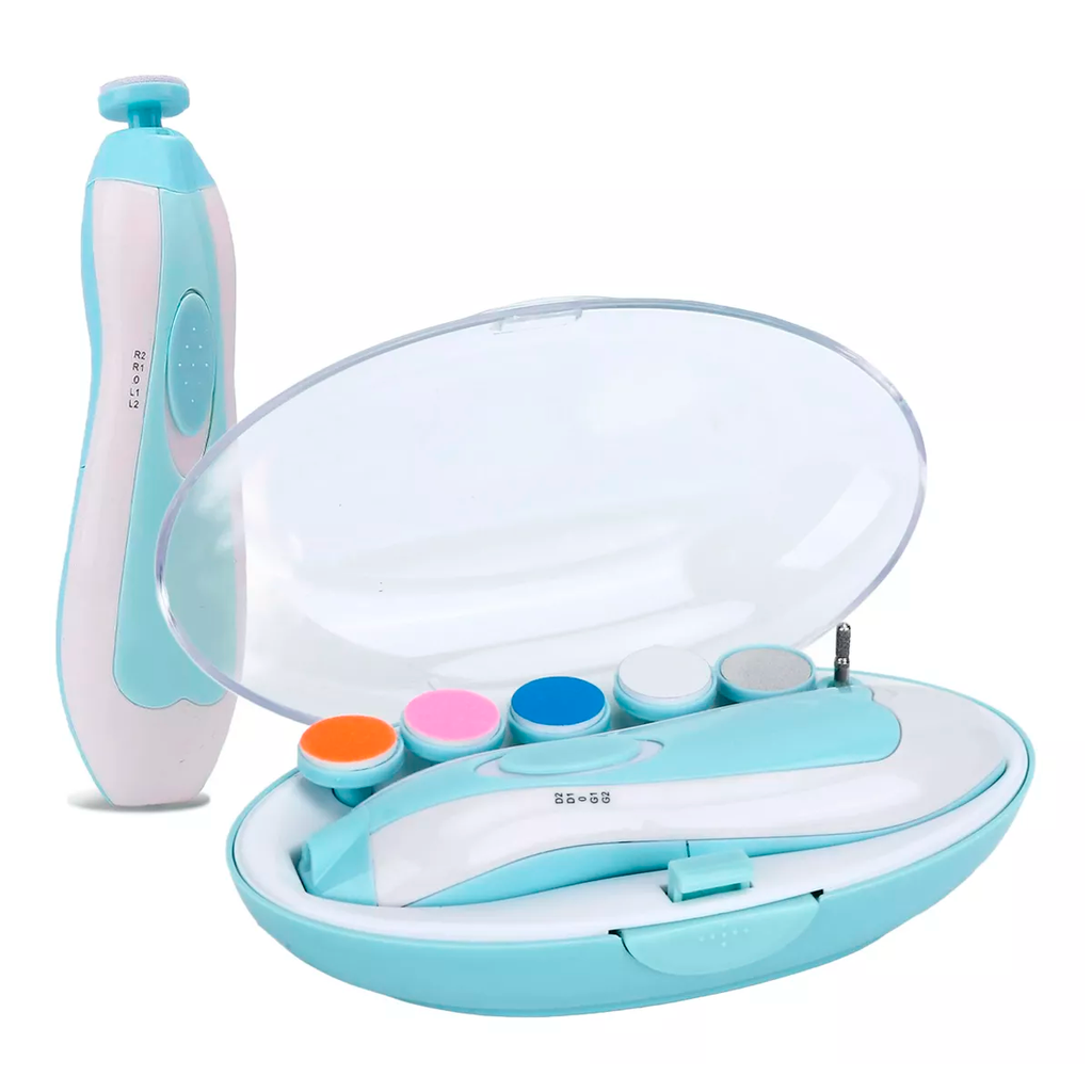 Lima De Uñas Con Luz Cortador Eléctrico Bebe Infantil A Pila
