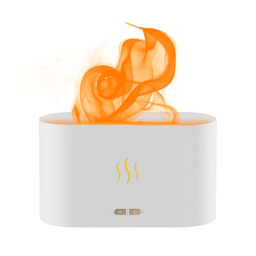 Humificador Difusor Ultrasónico Aroma Efecto Llama Fuego