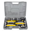 Kit Martillos Chapista c/Aguantadores y Maletin