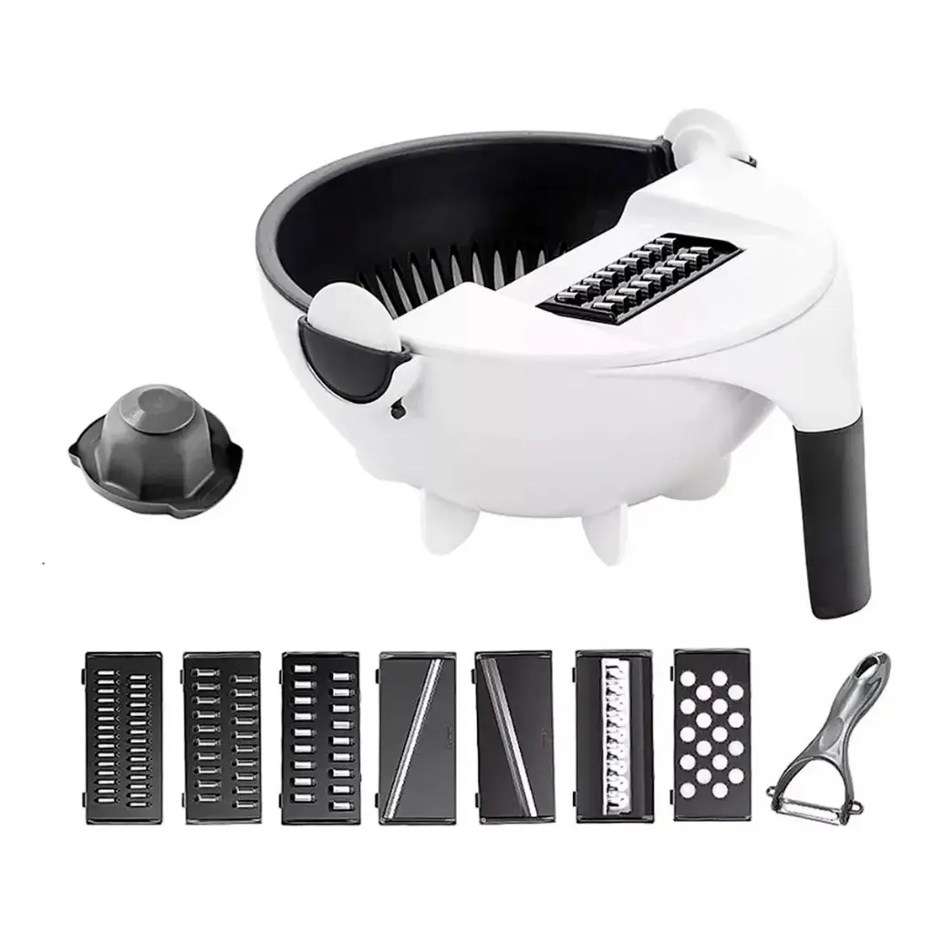 Mandolina Cortador Verduras Escurridor Colador Bowl Rallador
