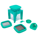 Cortador Para Verduras Frutas Multifunción Rebanador Picador 16*14.5cm