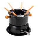 Set Fondue Teflon Antiadherente 10 Piezas base Fondeau Fondiu