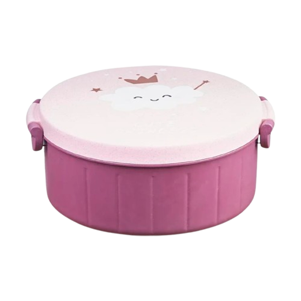 Lunchera Hermética Taper Circular Comida Escolar Vianda 16*7.5cm