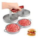 Molde Profesional Dos Hamburguesa A La Vez De Aluminio