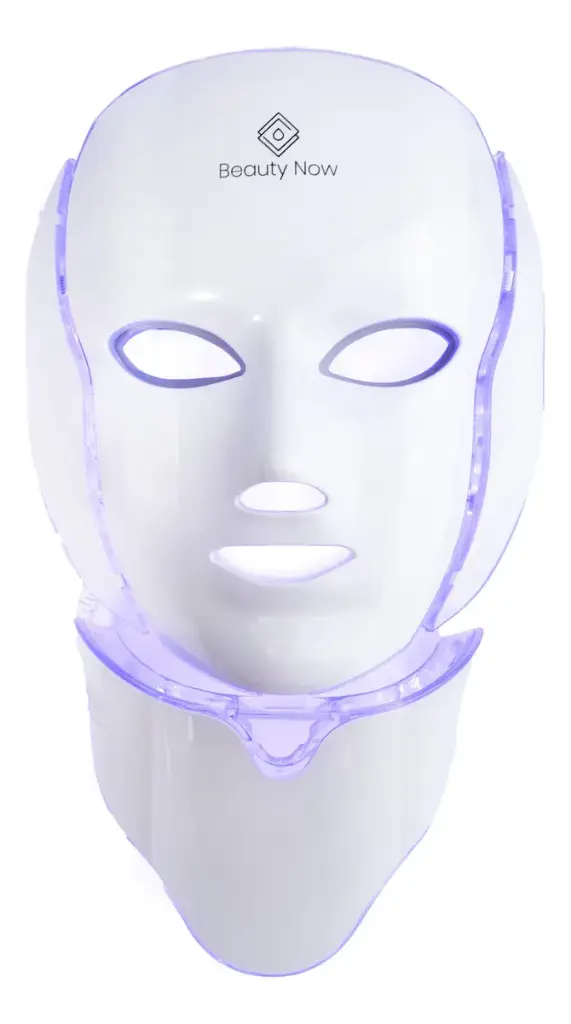 Mascara Facial Cuello Led Terapia Acné Belleza 7 Luces