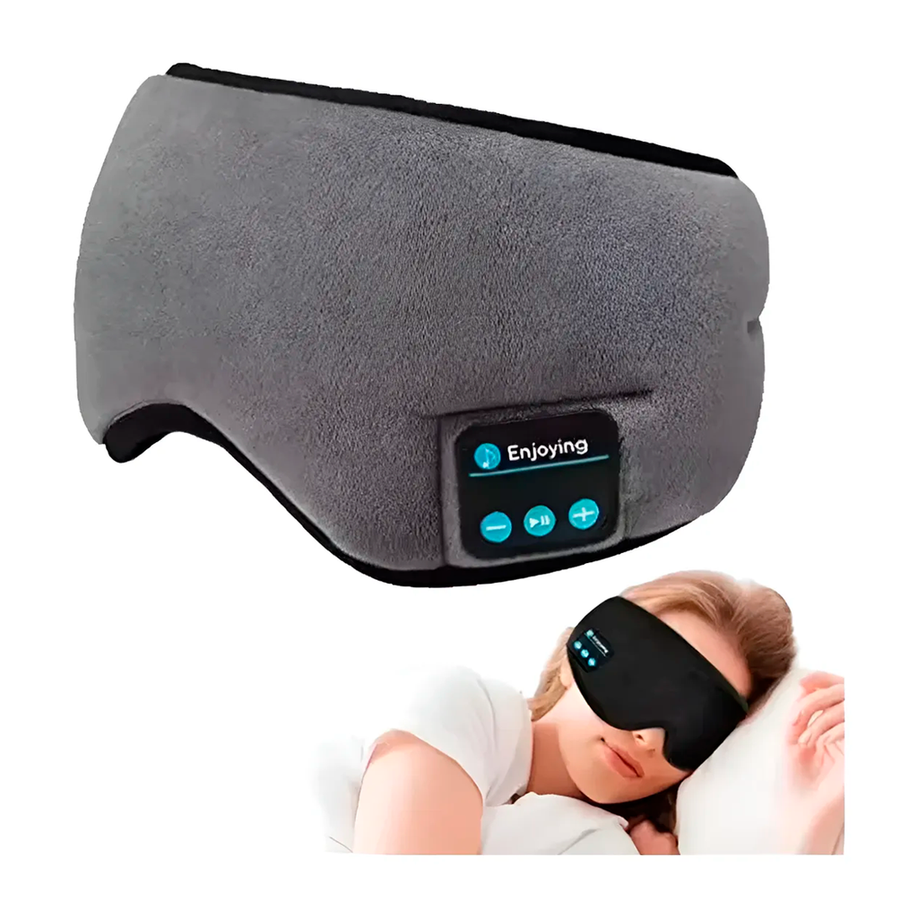 Antifaz Vincha Bluetooth Auricular Relax Yoga Correr Dormir